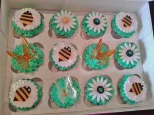 Bees & Butterflies Cupcakes